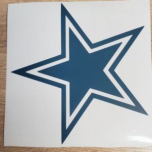 Dallas cowboys decal